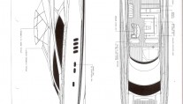 Sunseeker Yacht PHOEBE TRES -  Deck Plan
